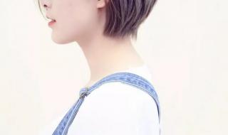 小眼睛,戴眼镜,瓜子脸,剪短发好看吗 瓜子脸短发发型图片