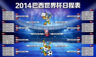 2018年世界杯赛程及结果 世界杯比赛表赛程表